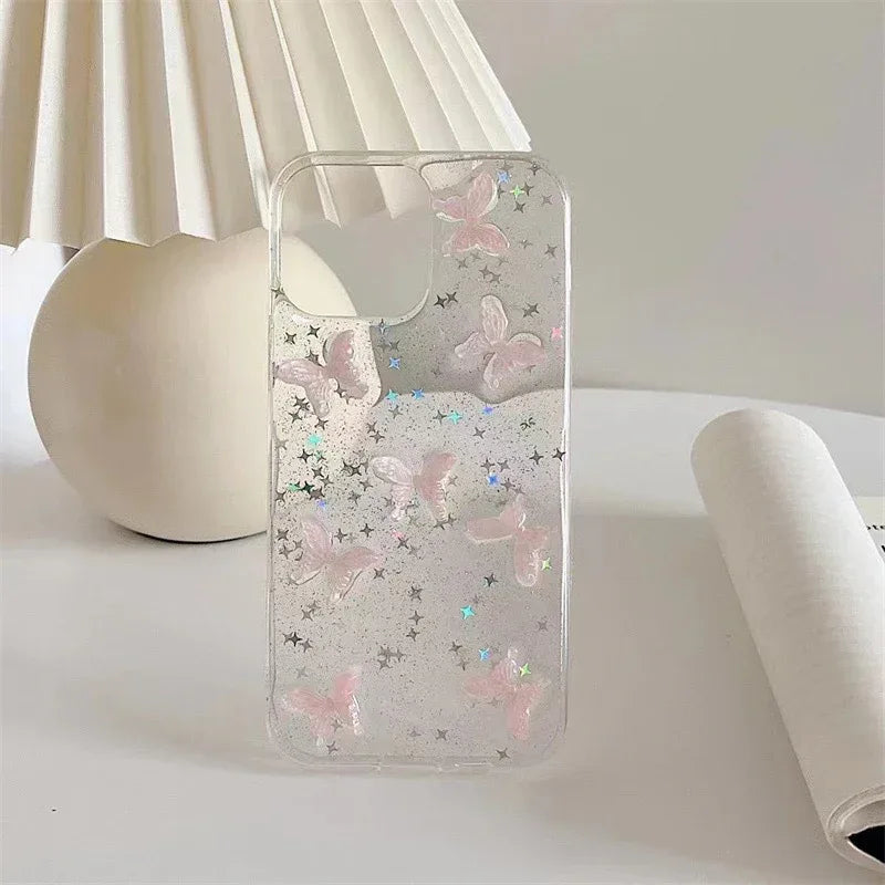 Butterfly Sequins iPhone Case - Viexta