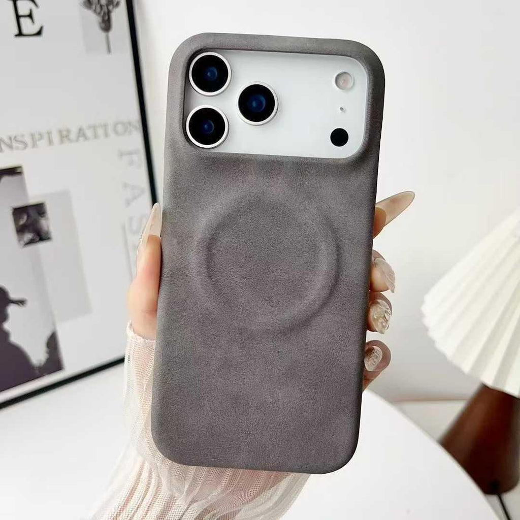 Minimalist Solid-color Magnetic iPhone Case - Viexta
