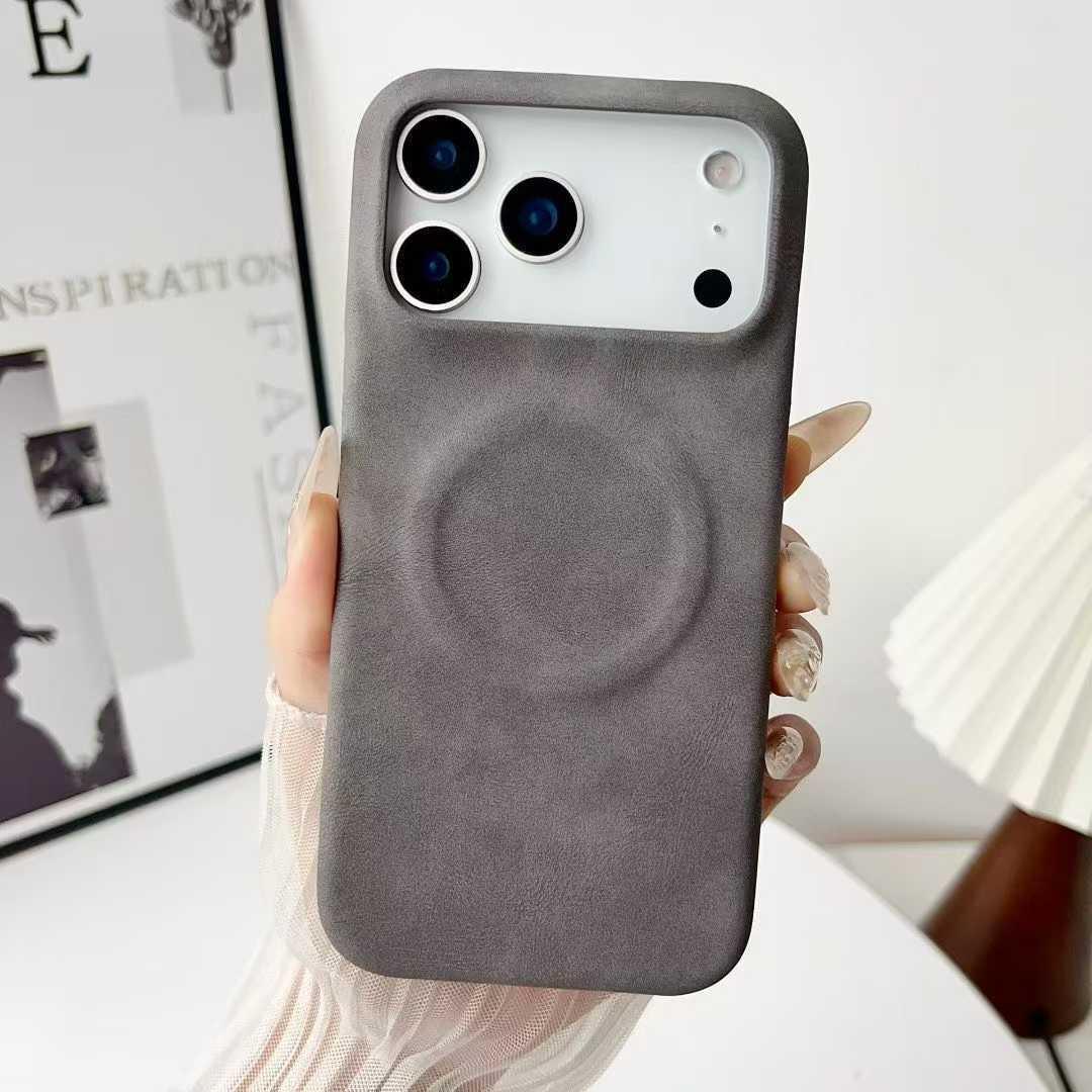 Minimalist Solid-color Magnetic iPhone Case - Viexta