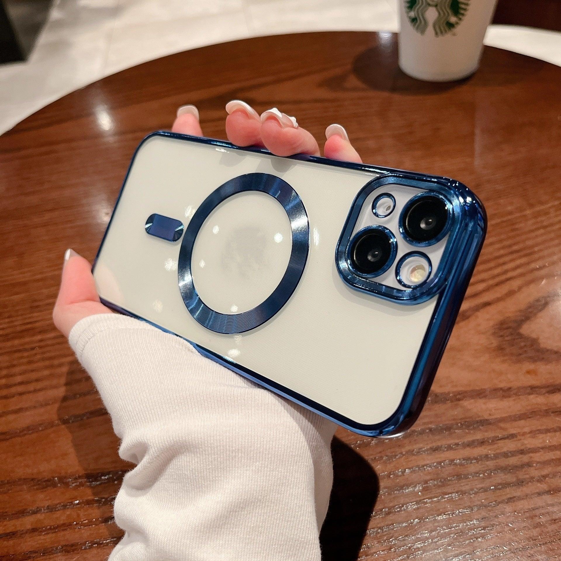 Magnetic Transparent iPhone case With Lens Protector - Viexta