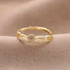 Double Layer Zircon Ring - Viexta