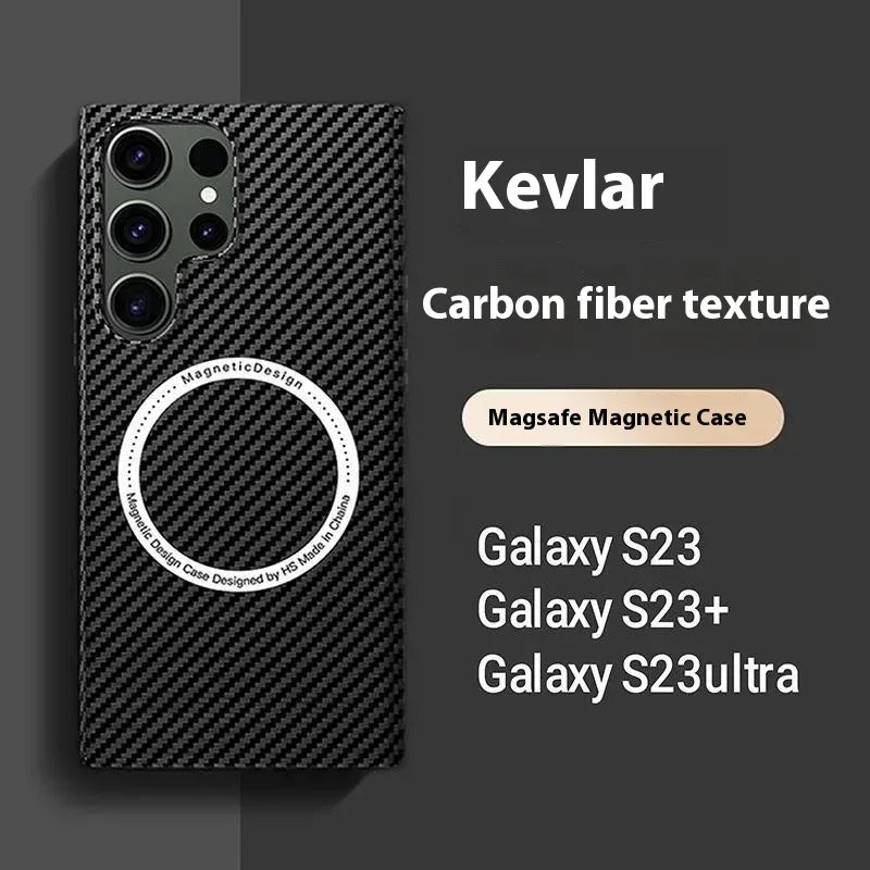 Magnetic Kevlar Drop-resistant Samsung Protective Case - Viexta