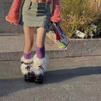 Star And Bone Element Cute Leg Sleeve Set