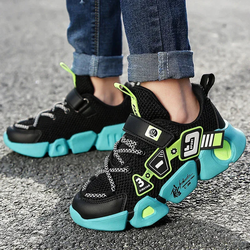 Woven Velcro Breathable Sneakers - Viexta