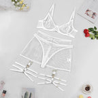 womens-striped-mesh-lingerie - Viexta
