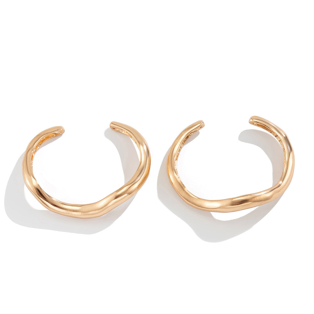 Cross-Border Design-Driven Irregular Metal Bracelet