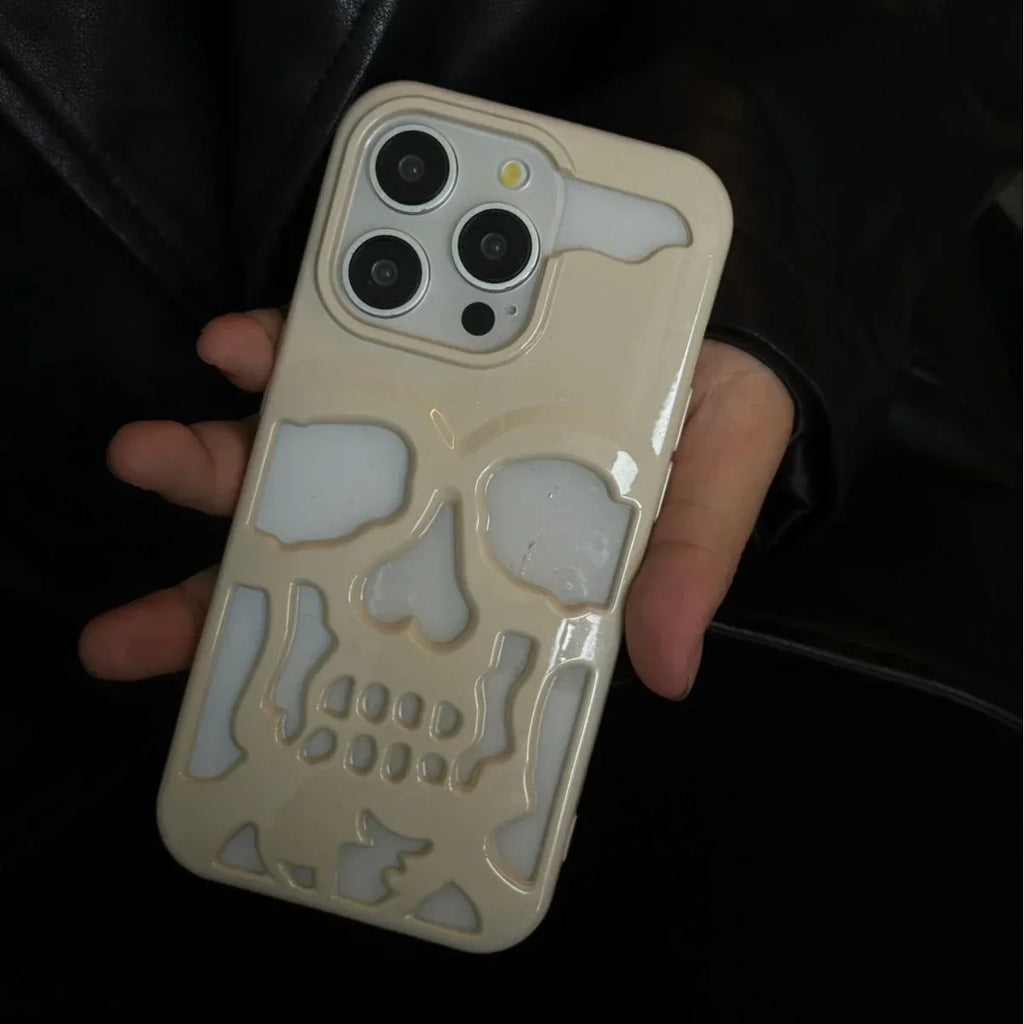 Frosted Skull iPhone Case - Viexta