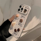 Ink-splashed 3D Coffee Bear iPhone Case