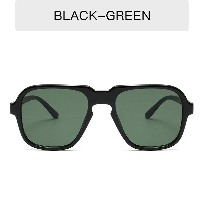Vintage With Large Rims Sunglasses Men And Women - Viexta