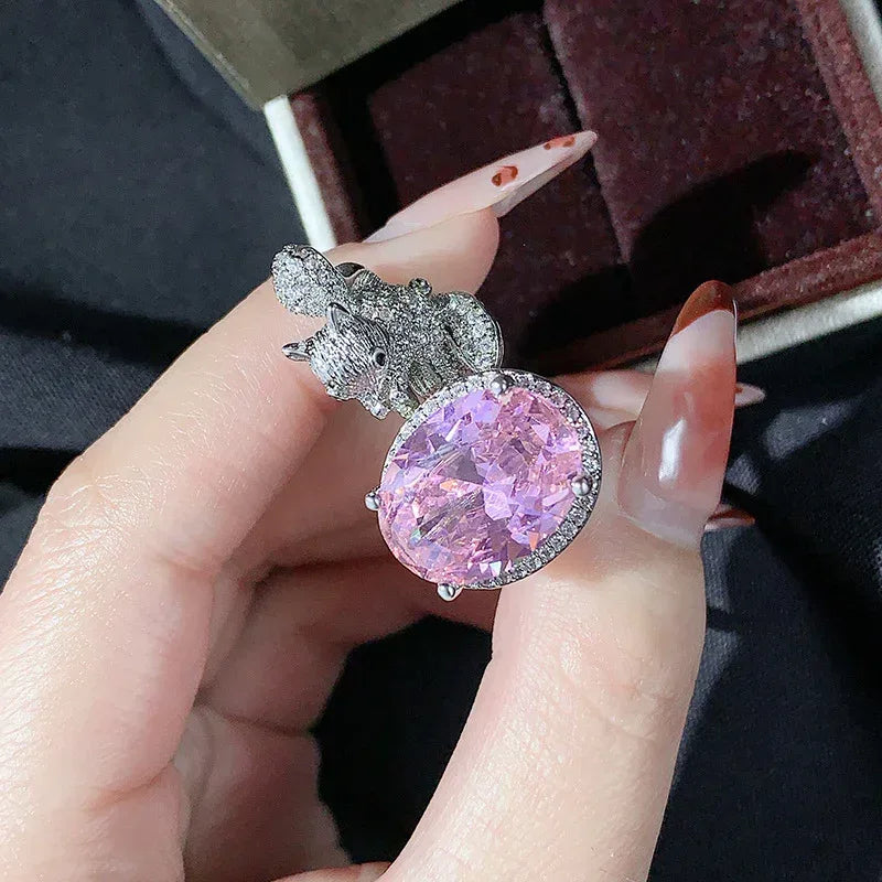 Gao Ding Colored Gems Ring - Viexta