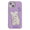 Purple Bunny Silicone Soft iPhone Case - Viexta