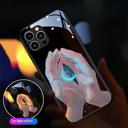 Incoming Light New Beach Moon Glass iPhone Case