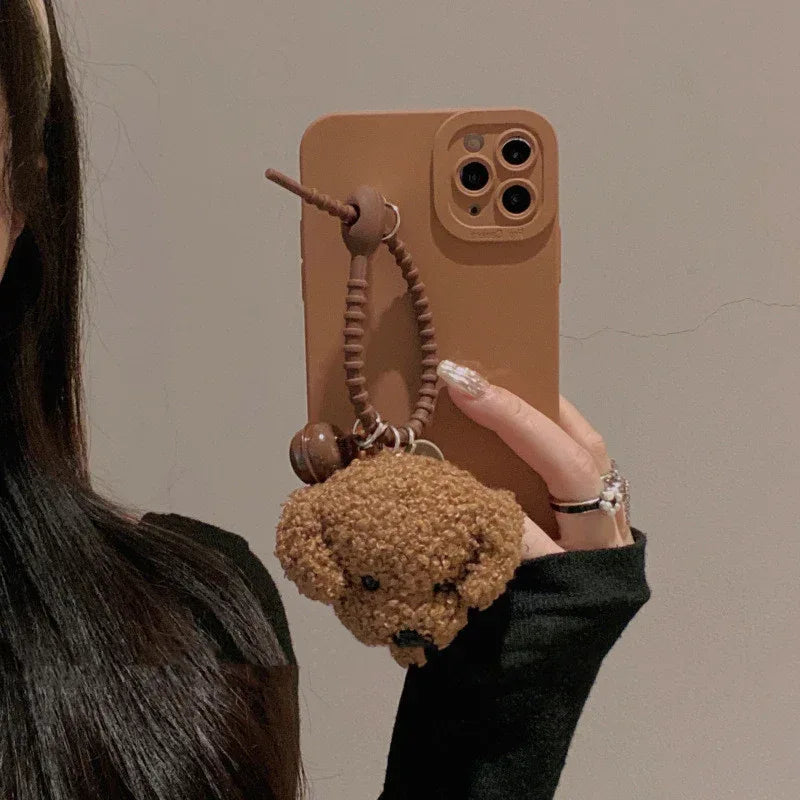 plush-retro-brown-teddy-iphone-case - Viexta