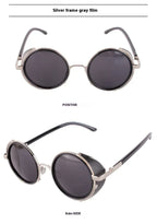 round-retro-uv-protection-sunglasses - Viexta