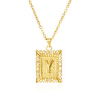 stainless-steel-initial-necklace - Viexta