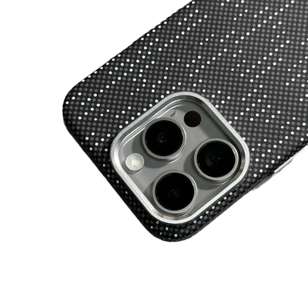 carbon-fiber-pattern-magnetic-suction-drop-resistant-iphone-cover - Viexta
