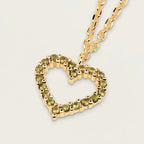 Hollow Heart Pendant Necklace - Viexta