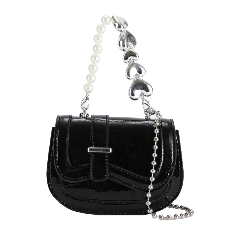 Pearl Tote Saddle Mini Bag