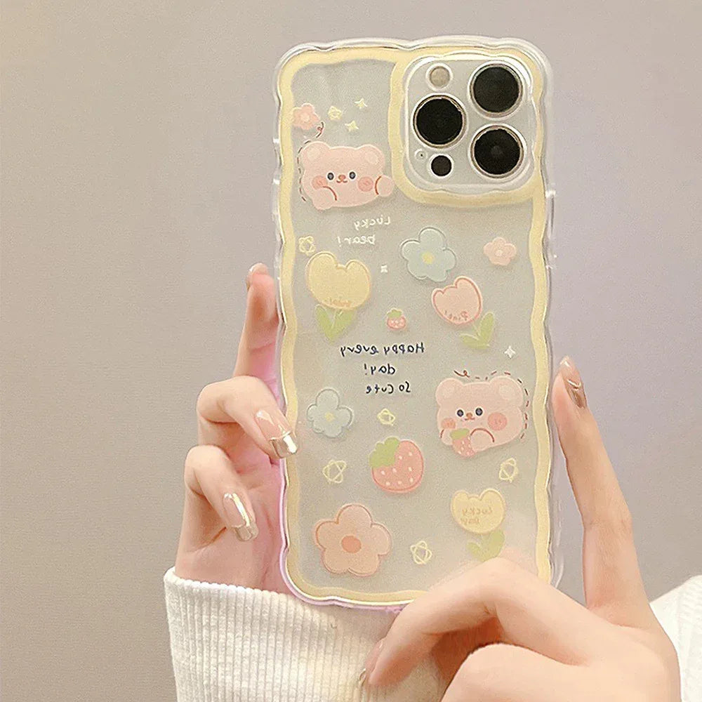 Cute flower iPhone Protective Case - Viexta