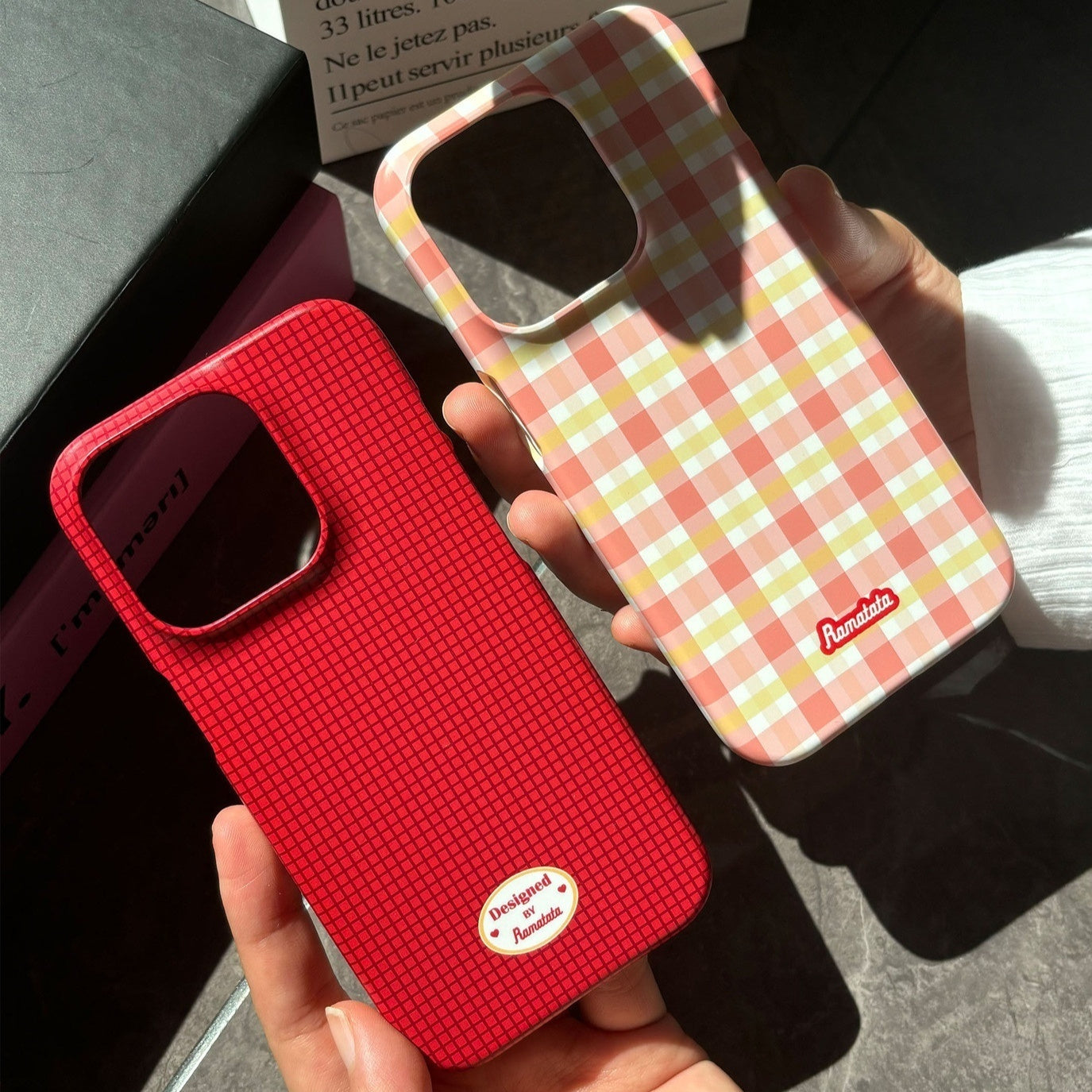 Original Plain Plaid iPhone Case