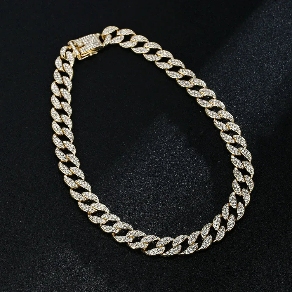 diamond-inlaid-necklace - Viexta