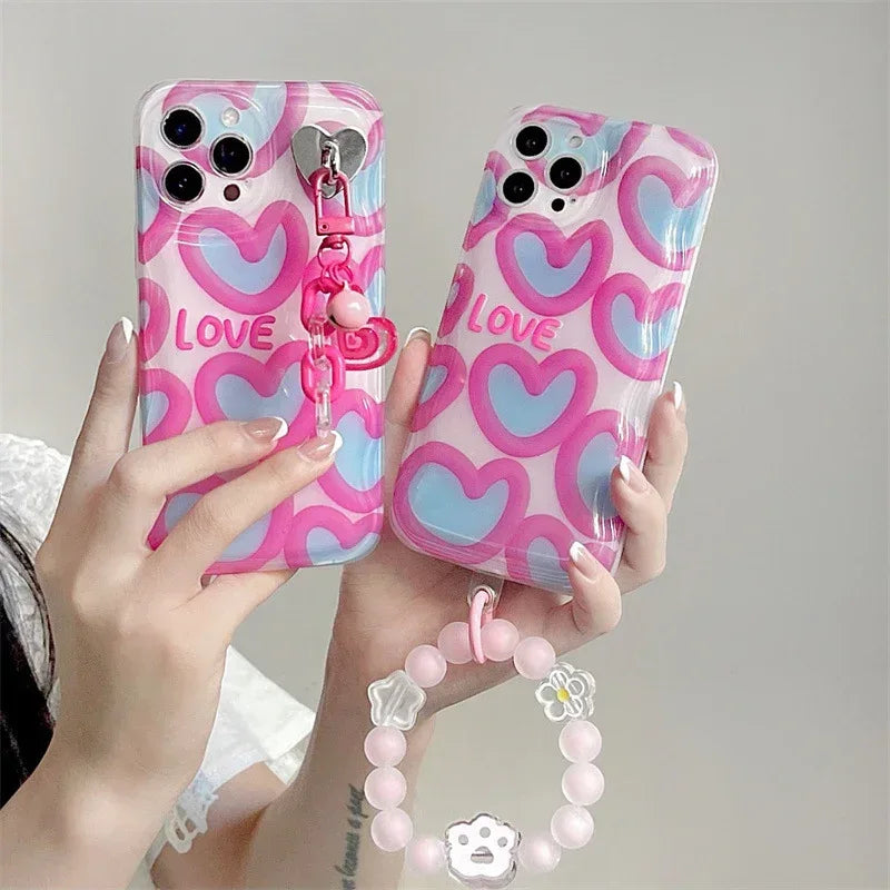 Love Pendant Bracelet Phone Case - Viexta