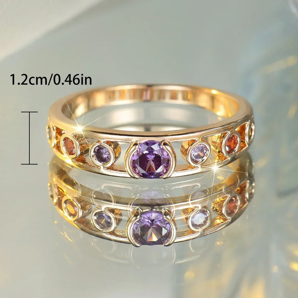champagne-gold-crystals-ring - Viexta