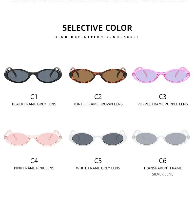 retro-water-drop-oval-frame-personalized-glasses - Viexta