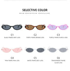 retro-water-drop-oval-frame-personalized-glasses - Viexta