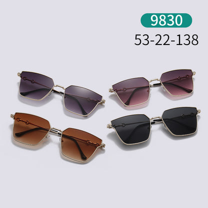 Small Frame Metal Hip Hop Sunglasses