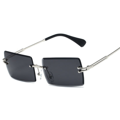 Rimless Rectangle Sunglasses