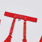 love-drill-buckle-cutout-embroidered-lingerie-suit - Viexta