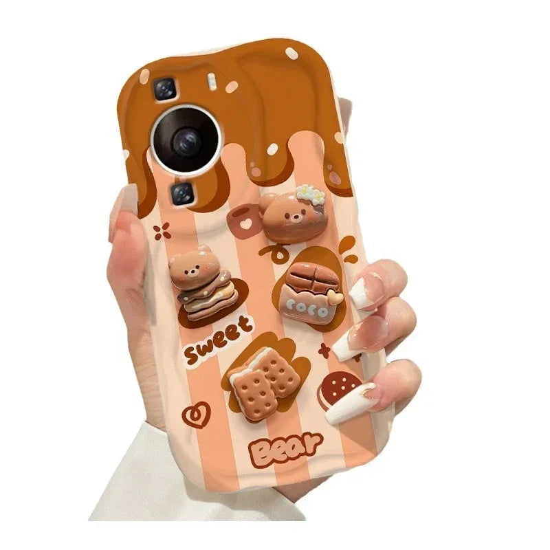 Chocolate Doll Lanyard iPhone Case - Viexta