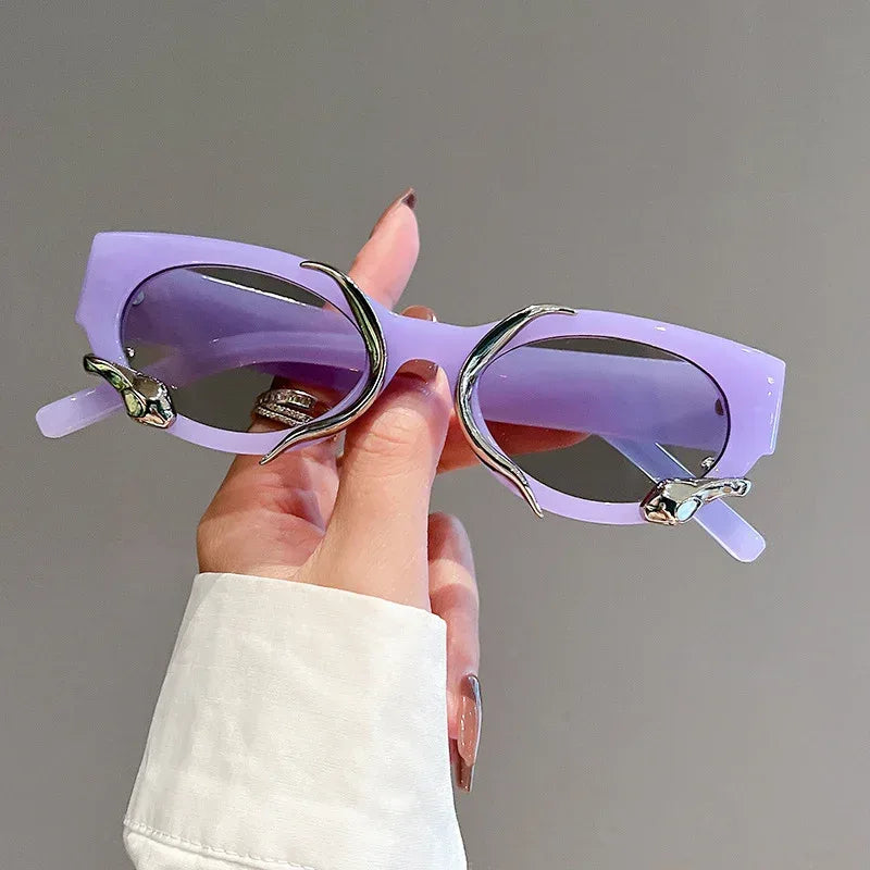 Cross-border Spirit Snake Cats' Eye Sunglasses - Viexta