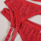 see-through-pearl-decorative-lingerie-4-piece-set - Viexta