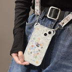 Sitting Bear Mobile iPhone Soft Case With Lanyard - Viexta