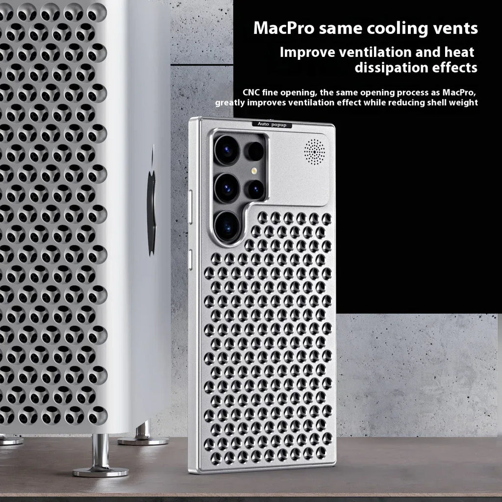 magnetic-suction-aluminum-alloy-heat-dissipation-s24ultra-phone-case - Viexta