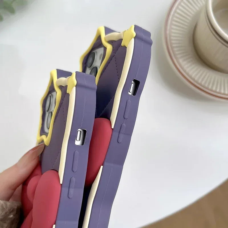Five-pointed Star Lens Bow iPhone Case - Viexta