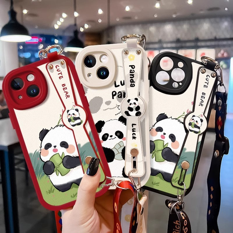 Backable Lambskin Drop-resistant iPhone Cover