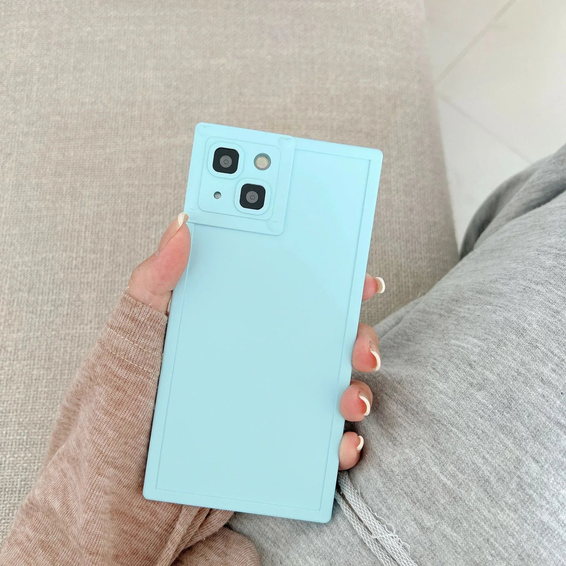 Simple Solid Square iPhone Case - Viexta