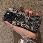 Premium Patterned Frosted Silver iPhone Case - Viexta