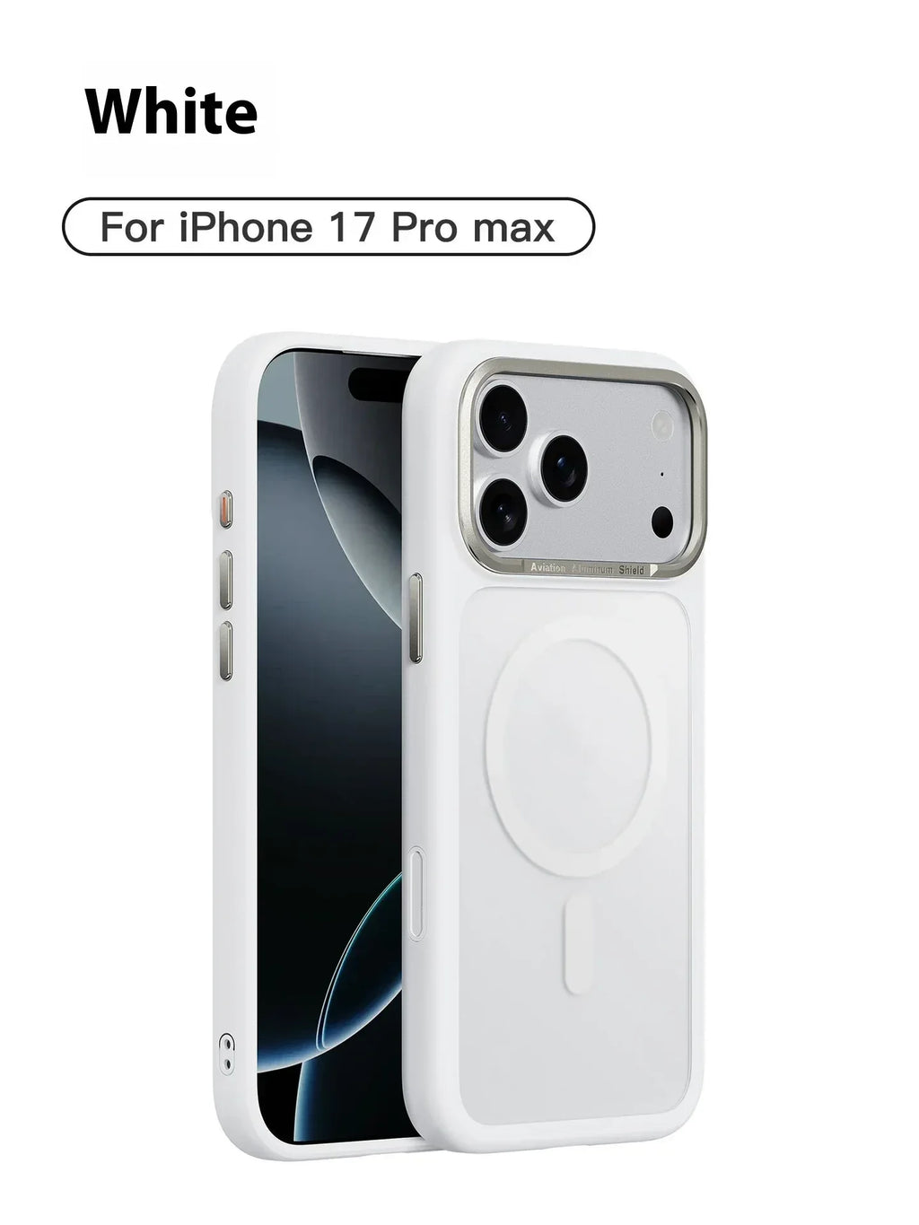 Frosted Magnetic Button Anti-fall Shell iPhone Case - Viexta