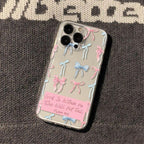 Bow-shaped English iPhone Cases - Viexta