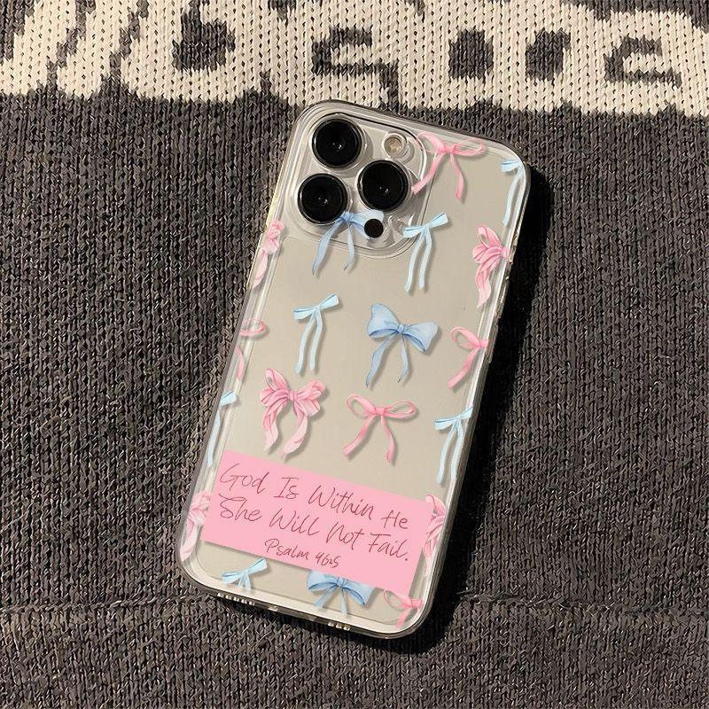 Bow-shaped English iPhone Cases - Viexta