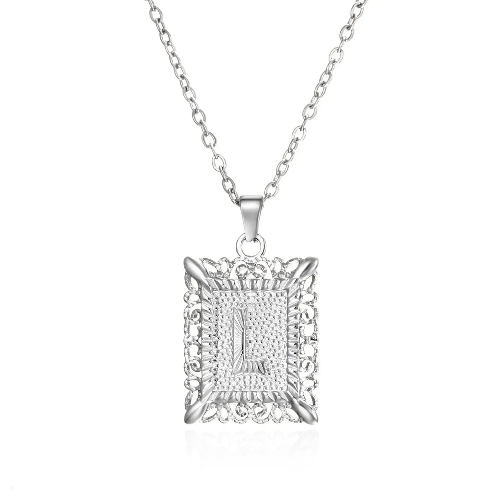stainless-steel-initial-necklace - Viexta