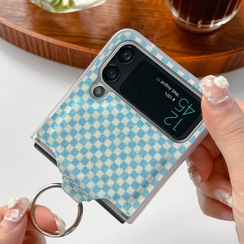 Foldable Screen Plaid Samsung Case