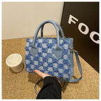 Plaid New Korean Style Bag - Viexta