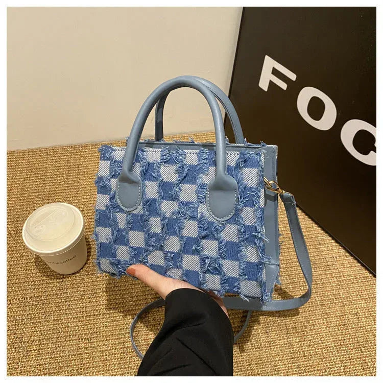 Plaid New Korean Style Bag - Viexta