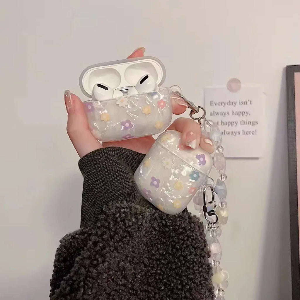 Shell Pattern Protective Flowers Airpods case - Viexta