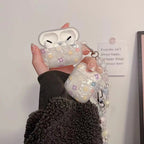 Shell Pattern Protective Flowers Airpods case